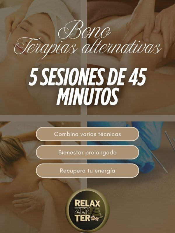 Bono terapias alternativas 5 sesiones de 45 min