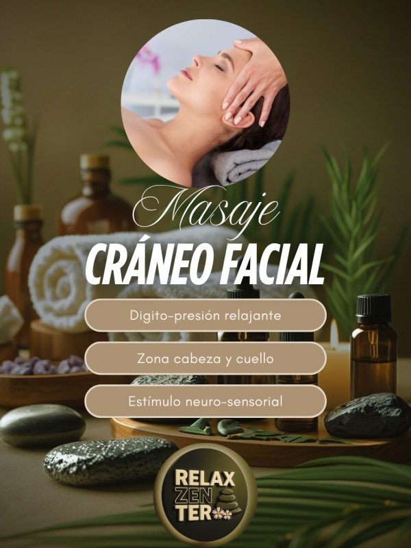 Masaje cráneo facial 30 min