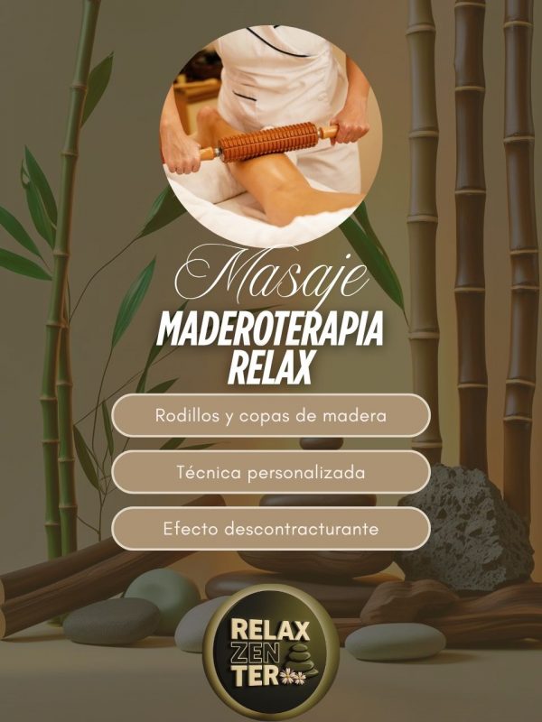 Masaje maderoterapia relax 60 min